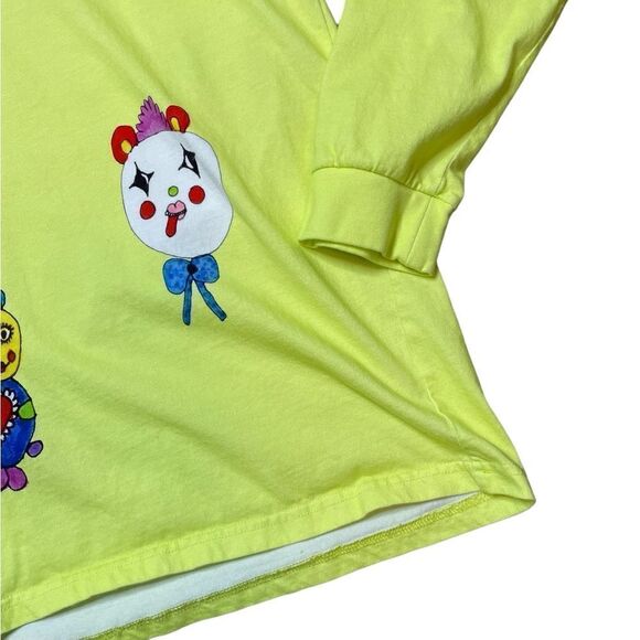 TEDDY FRESH x KAT ROSE Long Sleeved Bright Yellow Shirt Unisex Medium - Picture 5 of 7